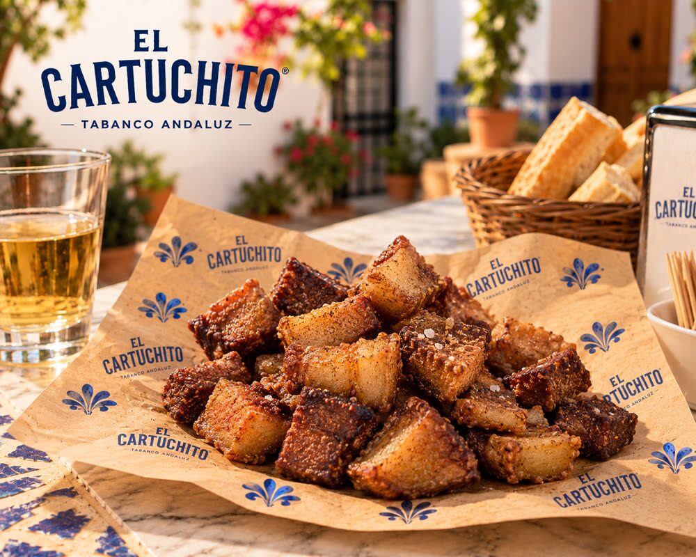 Chicharrones fritos de la casa